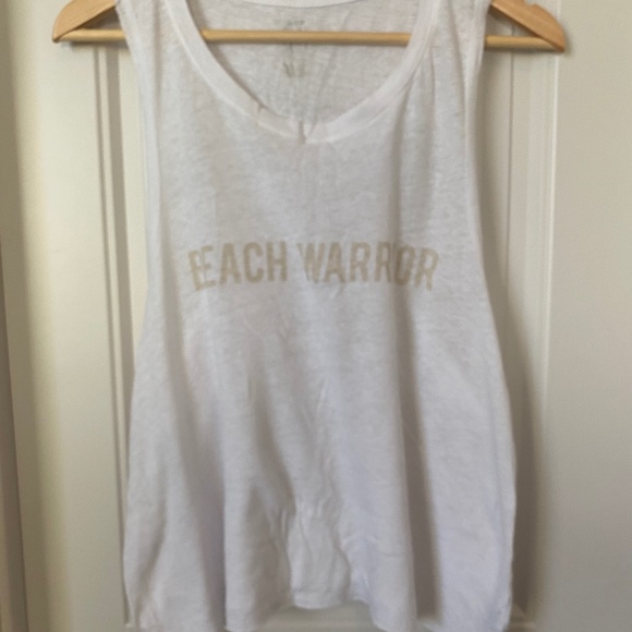 Cropped Beach Warrior Graphic Tank - Picture 1 of 2
